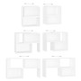 Weißer TV-Schrank aus Sperrholz, 104 x 30 x 52 cm von vidaXL, TV-Möbel - Ref: Foro24-808350, Preis: 47,84 €, Rabatt: %