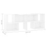 Weißer TV-Schrank aus Sperrholz, 104 x 30 x 52 cm von vidaXL, TV-Möbel - Ref: Foro24-808350, Preis: 47,84 €, Rabatt: %