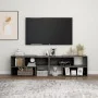 Hochglanzgrauer TV-Schrank aus Sperrholz, 149 x 30 x 52 cm von vidaXL, TV-Möbel - Ref: Foro24-808367, Preis: 61,52 €, Rabatt: %