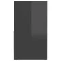 Glossy gray plywood TV cabinet 149x30x52 cm by vidaXL, TV Furniture - Ref: Foro24-808367, Price: 61,52 €, Discount: %