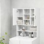 Weißer Waschmaschinenschrank 70,5x25,5x90 cm von vidaXL, Zubehör für Waschmaschinen und Trockner - Ref: Foro24-808386, Preis:...