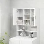 White washing machine cabinet 70.5x25.5x90 cm by vidaXL, Accessories for washing machines and dryers - Ref: Foro24-808386, Pr...