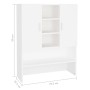 Weißer Waschmaschinenschrank 70,5x25,5x90 cm von vidaXL, Zubehör für Waschmaschinen und Trockner - Ref: Foro24-808386, Preis:...