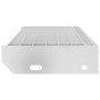 Peldaño de rejilla acero galvanizado 60x24x7 cm