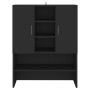 Schwarzer Waschmaschinenschrank 70,5x25,5x90 cm von vidaXL, Zubehör für Waschmaschinen und Trockner - Ref: Foro24-808387, Pre...