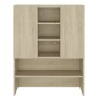 Waschmaschinenschrank Sonoma-Eiche 70,5x25,5x90 cm von vidaXL, Zubehör für Waschmaschinen und Trockner - Ref: Foro24-808389, ...
