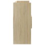 Aparador de madera contrachapada roble Sonoma 105x30x70 cm