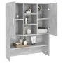 Concrete gray washing machine cabinet 70.5x25.5x90 cm by vidaXL, Accessories for washing machines and dryers - Ref: Foro24-80...