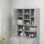 Concrete gray washing machine cabinet 70.5x25.5x90 cm by vidaXL, Accessories for washing machines and dryers - Ref: Foro24-80...