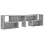 TV stand made of gray concrete plywood 149x30x52 cm by vidaXL, TV Furniture - Ref: Foro24-808363, Price: 81,17 €, Discount: %