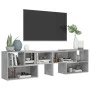 TV stand made of gray concrete plywood 149x30x52 cm by vidaXL, TV Furniture - Ref: Foro24-808363, Price: 81,17 €, Discount: %