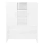 Glossy white washing machine cabinet 70.5x25.5x90 cm by vidaXL, Accessories for washing machines and dryers - Ref: Foro24-808...