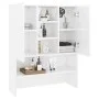 Glossy white washing machine cabinet 70.5x25.5x90 cm by vidaXL, Accessories for washing machines and dryers - Ref: Foro24-808...