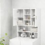 Glossy white washing machine cabinet 70.5x25.5x90 cm by vidaXL, Accessories for washing machines and dryers - Ref: Foro24-808...