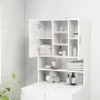 Glossy white washing machine cabinet 70.5x25.5x90 cm by vidaXL, Accessories for washing machines and dryers - Ref: Foro24-808...