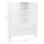 Glossy white washing machine cabinet 70.5x25.5x90 cm by vidaXL, Accessories for washing machines and dryers - Ref: Foro24-808...