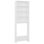 Weißer Waschmaschinenschrank 64x24x190 cm von vidaXL, Zubehör für Waschmaschinen und Trockner - Ref: Foro24-808404, Preis: 72...