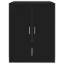 Schwarzer Waschmaschinenschrank 71x71,5x91,5 cm von vidaXL, Zubehör für Waschmaschinen und Trockner - Ref: Foro24-808396, Pre...