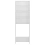 Glänzend weißer Waschmaschinenschrank 64x24x190 cm von vidaXL, Zubehör für Waschmaschinen und Trockner - Ref: Foro24-808410, ...