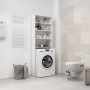 Bright white washing machine cabinet 64x24x190 cm by vidaXL, Accessories for washing machines and dryers - Ref: Foro24-808410...