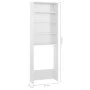 Bright white washing machine cabinet 64x24x190 cm by vidaXL, Accessories for washing machines and dryers - Ref: Foro24-808410...