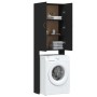 Black washing machine cabinet 64x25.5x190 cm by vidaXL, Accessories for washing machines and dryers - Ref: Foro24-808414, Pri...