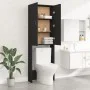 Armario de lavadora negro 64x25,5x190 cm de vidaXL, Accesorios para lavadoras y secadoras - Ref: Foro24-808414, Precio: 94,21...