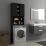 Armario de lavadora negro 64x25,5x190 cm de vidaXL, Accesorios para lavadoras y secadoras - Ref: Foro24-808423, Precio: 91,39...