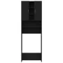 Armario de lavadora negro 64x25,5x190 cm de vidaXL, Accesorios para lavadoras y secadoras - Ref: Foro24-808423, Precio: 88,91...