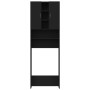 Schwarzer Waschmaschinenschrank 64x25,5x190 cm von vidaXL, Zubehör für Waschmaschinen und Trockner - Ref: Foro24-808423, Prei...