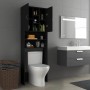 Armario de lavadora negro 64x25,5x190 cm de vidaXL, Accesorios para lavadoras y secadoras - Ref: Foro24-808423, Precio: 91,39...