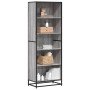 Estantería de madera de ingeniería gris Sonoma 60x35x170,5 cm en Librerías y estanterías | Comprar online en Foro24