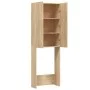 Waschmaschinenschrank aus Sonoma-Eiche, 64 x 25,5 x 190 cm von vidaXL, Zubehör für Waschmaschinen und Trockner - Ref: Foro24-...