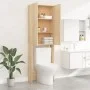 Waschmaschinenschrank aus Sonoma-Eiche, 64 x 25,5 x 190 cm von vidaXL, Zubehör für Waschmaschinen und Trockner - Ref: Foro24-...