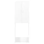 White washing machine cabinet 64x25.5x190 cm by vidaXL, Accessories for washing machines and dryers - Ref: Foro24-808413, Pri...