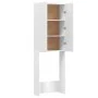 White washing machine cabinet 64x25.5x190 cm by vidaXL, Accessories for washing machines and dryers - Ref: Foro24-808413, Pri...