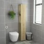 Armario de baño madera contrachapada roble Sonoma 25x26,5x170cm de vidaXL, Muebles de baño - Ref: Foro24-808434, Precio: 85,3...