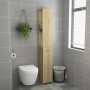 Badezimmerschrank aus Sonoma-Eichensperrholz, 25 x 26,5 x 170 cm von vidaXL, Badezimmermöbel - Ref: Foro24-808434, Preis: 87,...