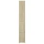 Armario de baño madera contrachapada roble Sonoma 25x26,5x170cm de vidaXL, Muebles de baño - Ref: Foro24-808434, Precio: 85,3...