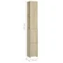 Armario de baño madera contrachapada roble Sonoma 25x26,5x170cm de vidaXL, Muebles de baño - Ref: Foro24-808434, Precio: 85,3...