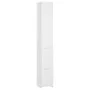 Armario de baño madera contrachapada blanco 25x26,5x170 cm de vidaXL, Muebles de baño - Ref: Foro24-808431, Precio: 62,25 €, ...