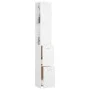 Badezimmerschrank aus Sperrholz weiß 25x26,5x170 cm von vidaXL, Badezimmermöbel - Ref: Foro24-808431, Preis: 61,23 €, Rabatt: %