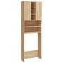 Sonoma Eiche Farbe Waschmaschinenschrank 64x25,5x190 cm von vidaXL, Zubehör für Waschmaschinen und Trockner - Ref: Foro24-808...