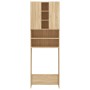 Sonoma Eiche Farbe Waschmaschinenschrank 64x25,5x190 cm von vidaXL, Zubehör für Waschmaschinen und Trockner - Ref: Foro24-808...