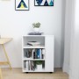 White plywood cabinet with wheels 60x35x75 cm by vidaXL, Lockers and storage cabinets - Ref: Foro24-808449, Price: 59,70 €, D...