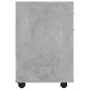 Armario ruedas madera contrachapada gris hormigón 45x38x54 cm de vidaXL, Taquillas y armarios de almacenamiento - Ref: Foro24...
