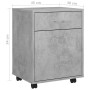 Sperrholz Radschrank betongrau 45x38x54 cm von vidaXL, Schließfächer und Lagerschränke - Ref: Foro24-808444, Preis: 51,72 €, ...