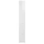 Armario baño madera contrachapada blanco brillo 25x26,5x170 cm de vidaXL, Muebles de baño - Ref: Foro24-808437, Precio: 64,77...