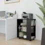 Sperrholzschrank mit Rädern schwarz 60x35x75 cm von vidaXL, Schließfächer und Lagerschränke - Ref: Foro24-808450, Preis: 52,0...