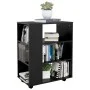 Sperrholzschrank mit Rädern schwarz 60x35x75 cm von vidaXL, Schließfächer und Lagerschränke - Ref: Foro24-808450, Preis: 52,0...